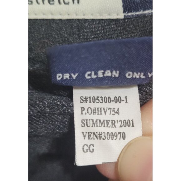 Gap Women's 10R VTG y2k Bootcut Stretch Gray Trouser Pants SZ 10R Classic Preppy - Picture 4 of 11